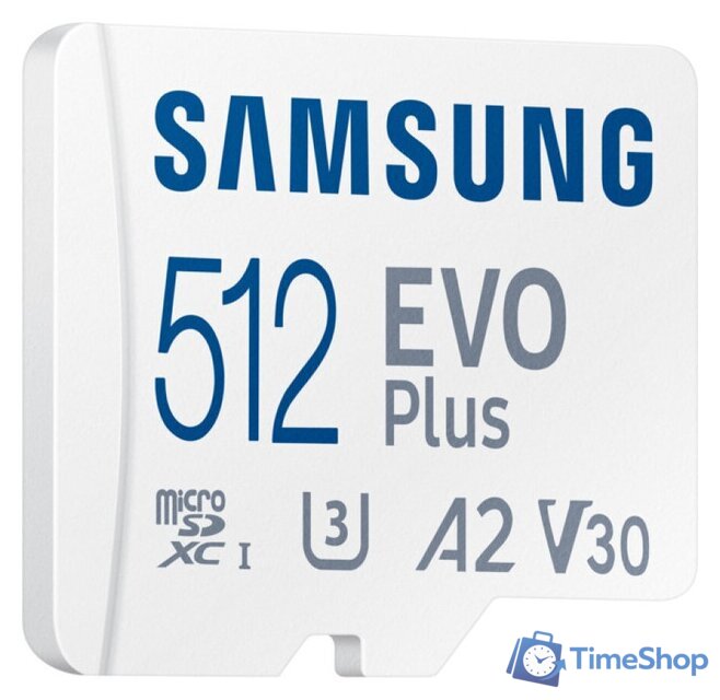 Карта памяти Samsung EVO Plus 2024 microSDXC 512GB (с адаптером) - Изображение №3 — Интернет-магазин Time-Shop
