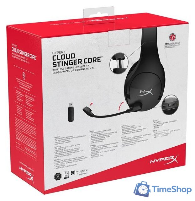 Наушники HyperX Cloud Stinger Core Wireless DTS - Изображение №10 — Интернет-магазин Time-Shop