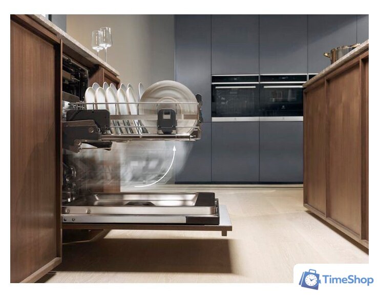 Встраиваемая посудомоечная машина Electrolux 900 ComfortLift EEC87400W - Изображение №7 — Интернет-магазин Time-Shop
