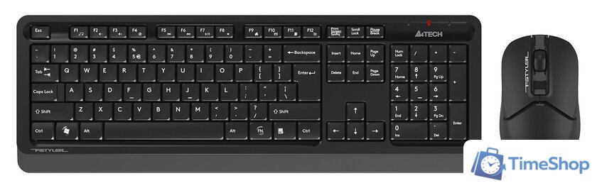 Офисный набор A4Tech Fstyler FG1012 (черный) - Изображение №1 — Интернет-магазин Time-Shop