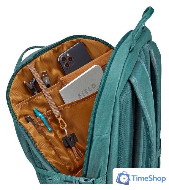 Городской рюкзак Thule EnRoute 26L TEBP4316MG (зеленый) - Изображение №7 — Интернет-магазин Time-Shop