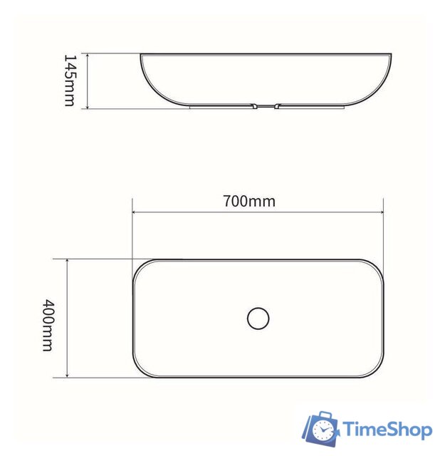 Умывальник SantiLine SL-1032 - Изображение №2 — Интернет-магазин Time-Shop