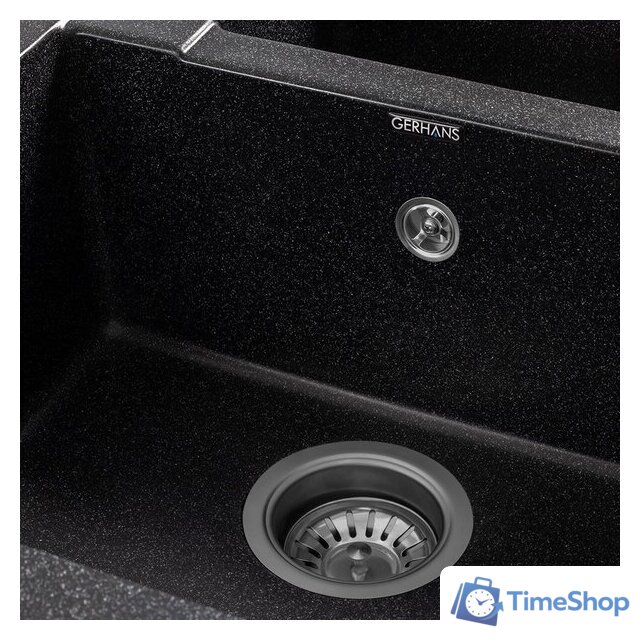Кухонная мойка Gerhans C01 (черный) - Изображение №4 — Интернет-магазин Time-Shop