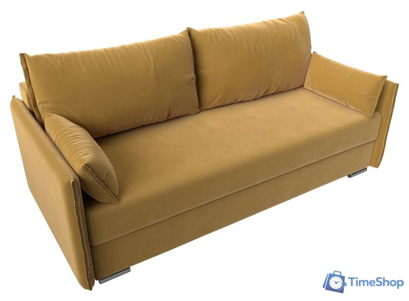 Диван Лига диванов Сайгон 348 (микровельвет желтый) - Изображение №5 — Интернет-магазин Time-Shop