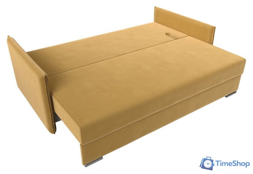 Диван Лига диванов Сайгон 348 (микровельвет желтый) - Изображение №6 — Интернет-магазин Time-Shop