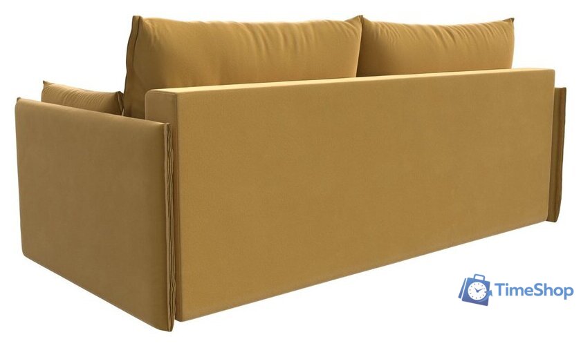 Диван Лига диванов Сайгон 348 (микровельвет желтый) - Изображение №4 — Интернет-магазин Time-Shop