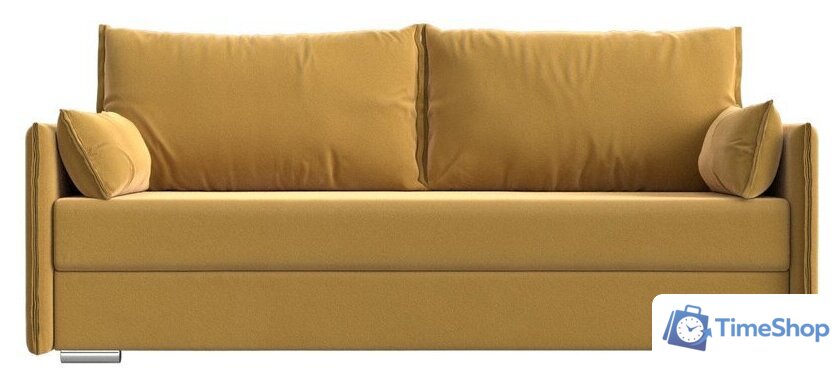 Диван Лига диванов Сайгон 348 (микровельвет желтый) - Изображение №3 — Интернет-магазин Time-Shop