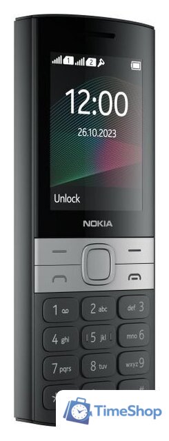 Кнопочный телефон Nokia 150 (2023) Dual SIM TA-1582 (черный) - Изображение №3 — Интернет-магазин Time-Shop