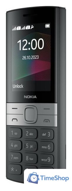 Кнопочный телефон Nokia 150 (2023) Dual SIM TA-1582 (черный) - Изображение №4 — Интернет-магазин Time-Shop