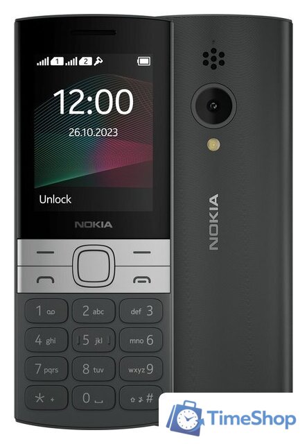 Кнопочный телефон Nokia 150 (2023) Dual SIM TA-1582 (черный) - Изображение №1 — Интернет-магазин Time-Shop