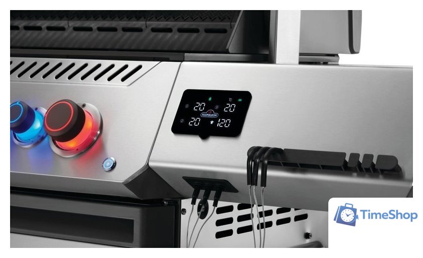 Газовый гриль для дачи Napoleon Prestige 500 Connected RSIB P500VXRSIBPSS-PL - Изображение №9 — Интернет-магазин Time-Shop