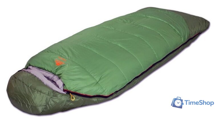 Спальный мешок AlexikA Forester (зеленый, левая молния) - Изображение №2 — Интернет-магазин Time-Shop