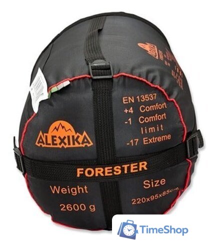 Спальный мешок AlexikA Forester (зеленый, левая молния) - Изображение №13 — Интернет-магазин Time-Shop