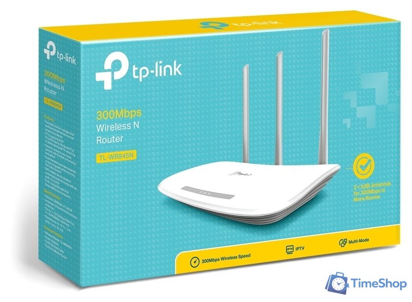 Wi-Fi роутер TP-Link TL-WR845N v4 - Изображение №4 — Интернет-магазин Time-Shop