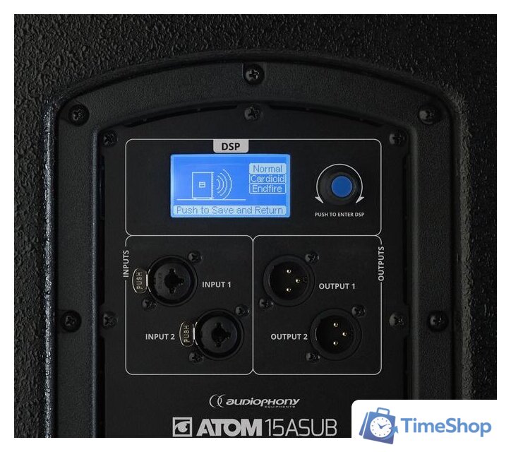 Активный сабвуфер Audiophony ATOM15SUB - Изображение №3 — Интернет-магазин Time-Shop