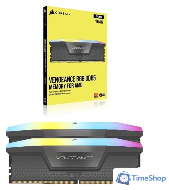 Оперативная память Corsair Vengeance RGB 2x16ГБ DDR5 6400 МГц CMH32GX5M2B6400Z32 - Изображение №10 — Интернет-магазин Time-Shop