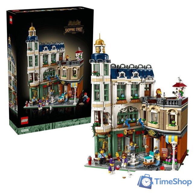 Конструктор LEGO Icons 11371 Торговая улица - Изображение №1 — Интернет-магазин Time-Shop
