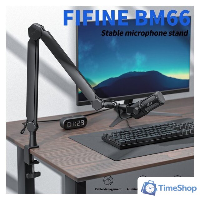 Стойка FIFINE BM66 (черный) - Изображение №10 — Интернет-магазин Time-Shop