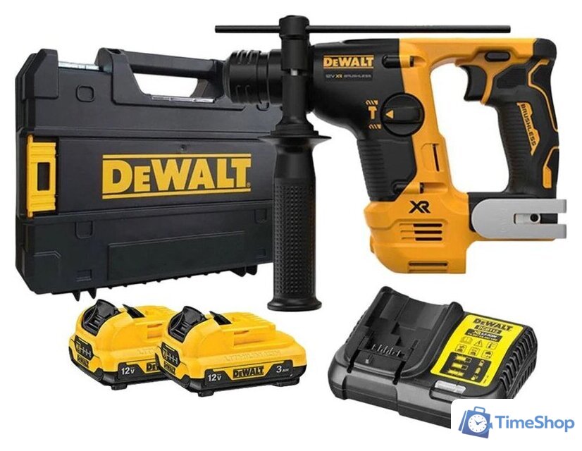 Перфоратор DeWalt DCH072L2 (с 2-мя АКБ 3 Ач, кейс) - Изображение №1 — Интернет-магазин Time-Shop