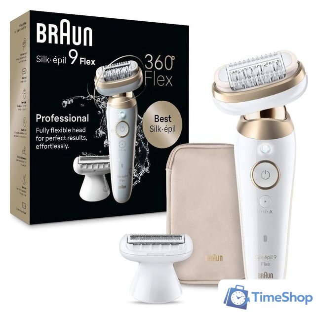 Эпилятор Braun Silk-epil 9 9-041 (золотой) - Изображение №2 — Интернет-магазин Time-Shop