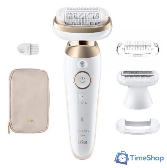 Эпилятор Braun Silk-epil 9 9-041 (золотой) - Изображение №1 — Интернет-магазин Time-Shop