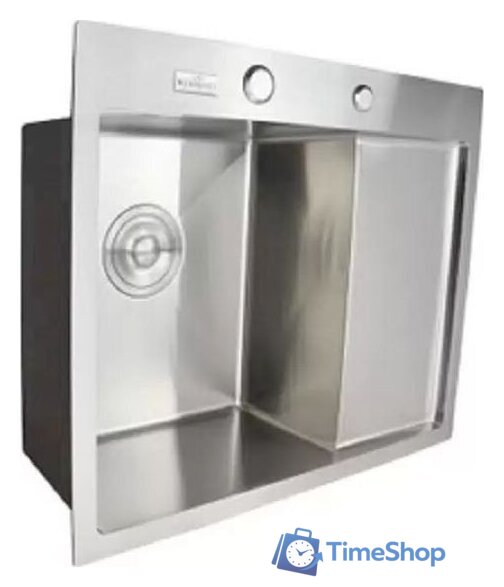 Кухонная мойка MARRBAXX C5848L-R (стальной/нержавеющая сталь) - Изображение №3 — Интернет-магазин Time-Shop