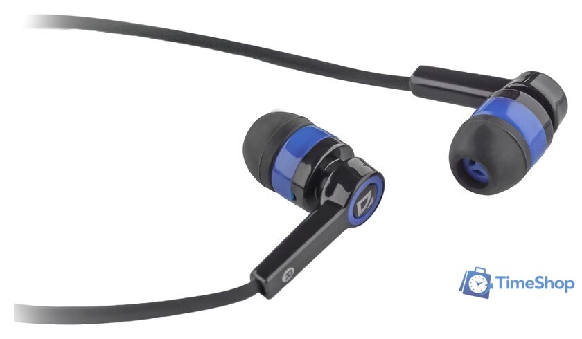 Наушники Defender Pulse 420 (черный/синий) [63423] - Изображение №2 — Интернет-магазин Time-Shop