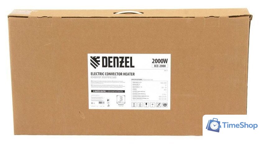 Конвектор Denzel XCE-2000 - Изображение №9 — Интернет-магазин Time-Shop