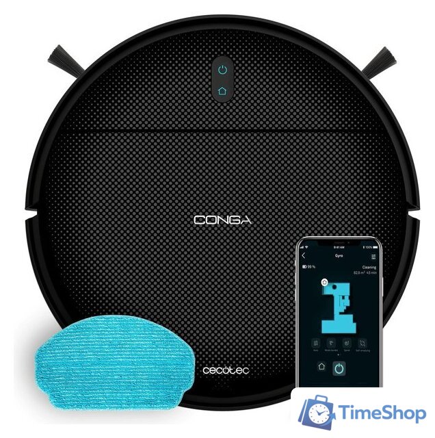 Робот-пылесос Cecotec Conga 999 Origin Genesis - Изображение №3 — Интернет-магазин Time-Shop