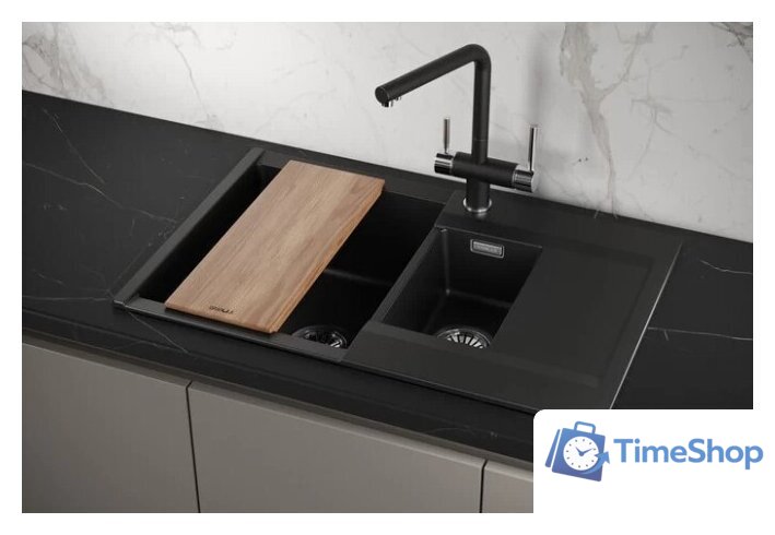 Кухонная мойка Granula ES-7808 (турмалин) - Изображение №4 — Интернет-магазин Time-Shop