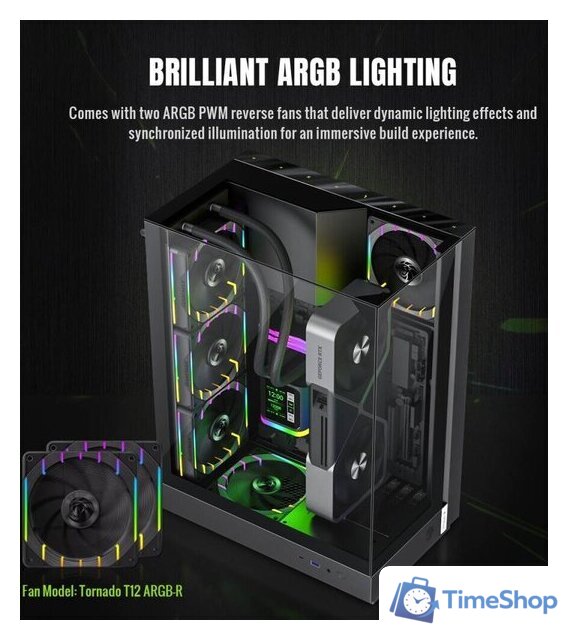 Корпус GameMax Infinity T20 (черный) - Изображение №8 — Интернет-магазин Time-Shop