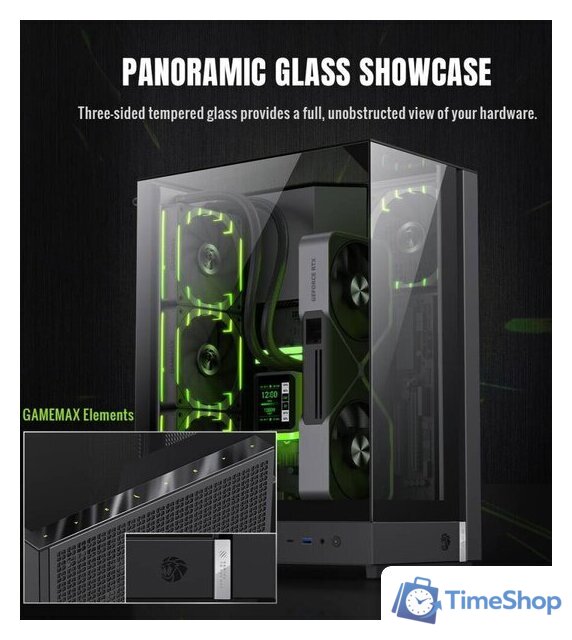 Корпус GameMax Infinity T20 (черный) - Изображение №6 — Интернет-магазин Time-Shop