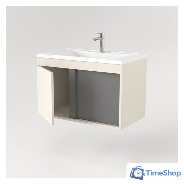  Дабер Тумба под умывальник 014 WeltWasser Deilbach 7517-70 Т14.7W.0.19 (бежевый/серый) - Изображение №3 — Интернет-магазин Time-Shop