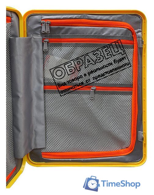 Чемодан DoubleW 005# (M, белый) - Изображение №7 — Интернет-магазин Time-Shop