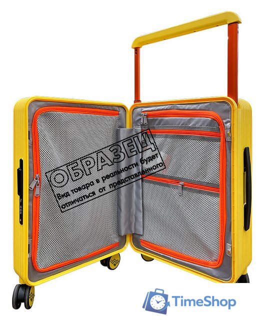 Чемодан DoubleW 005# (M, белый) - Изображение №8 — Интернет-магазин Time-Shop