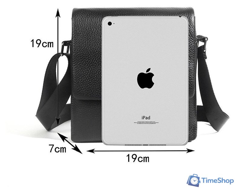 Мужская сумка Mironpan 72403 (черный) - Изображение №7 — Интернет-магазин Time-Shop