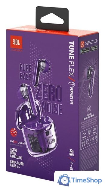 Наушники JBL Tune Flex Ghost (фиолетовый, китайская версия) - Изображение №13 — Интернет-магазин Time-Shop