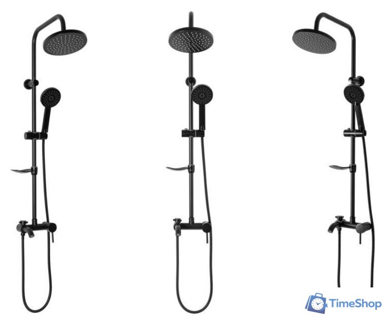 Душевая система  Rea Luis REA-P7005 (черный) - Изображение №3 — Интернет-магазин Time-Shop