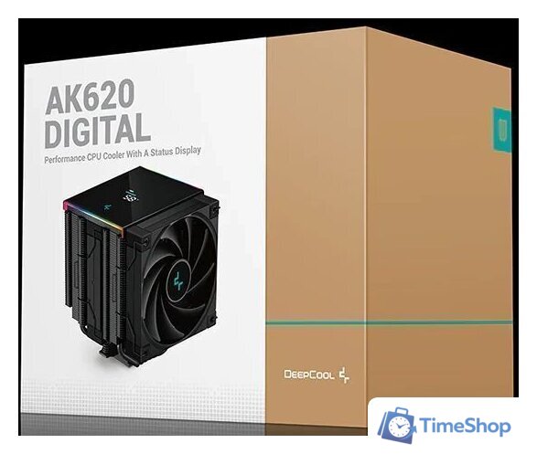 Кулер для процессора DeepCool AK620 Digital R-AK620-BKADMN-G - Изображение №2 — Интернет-магазин Time-Shop