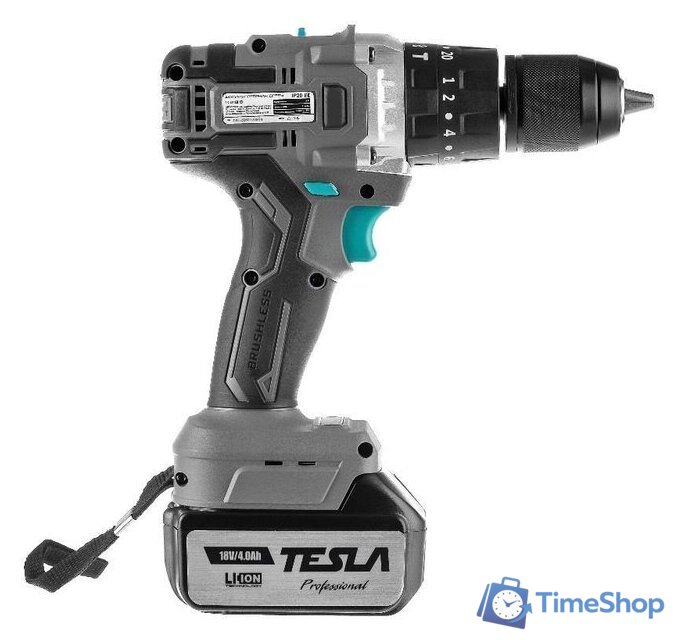 Дрель-шуруповерт Tesla TCD18HD 840374 (с 2-мя АКБ, кейс) - Изображение №3 — Интернет-магазин Time-Shop