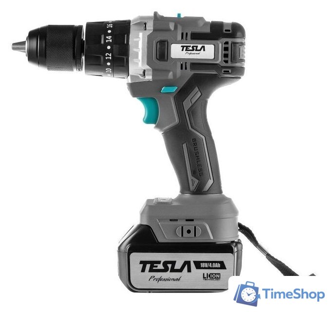 Дрель-шуруповерт Tesla TCD18HD 840374 (с 2-мя АКБ, кейс) - Изображение №2 — Интернет-магазин Time-Shop