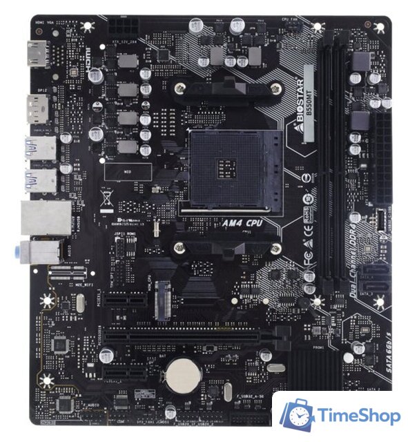 Материнская плата BIOSTAR B550MT Ver. 6.0 - Изображение №1 — Интернет-магазин Time-Shop