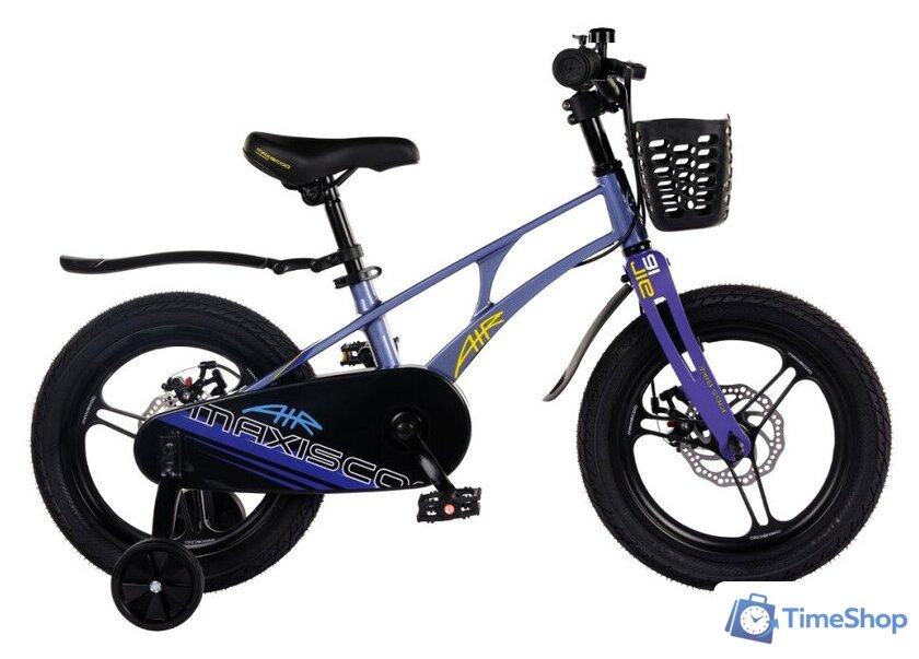 Детский велосипед Maxiscoo Air Pro 18 2024 (синий карбон) - Изображение №1 — Интернет-магазин Time-Shop