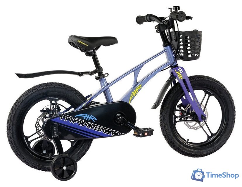Детский велосипед Maxiscoo Air Pro 18 2024 (синий карбон) - Изображение №4 — Интернет-магазин Time-Shop