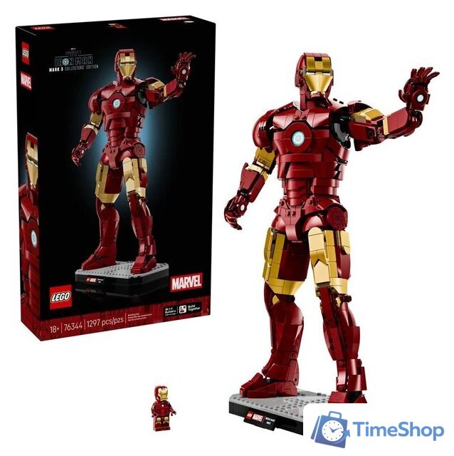Конструктор LEGO Marvel 76344 Сборный Железный Человек Mark 3 - Изображение №1 — Интернет-магазин Time-Shop