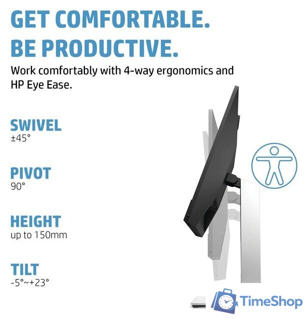 Монитор HP E24m G4 40Z32AA - Изображение №8 — Интернет-магазин Time-Shop