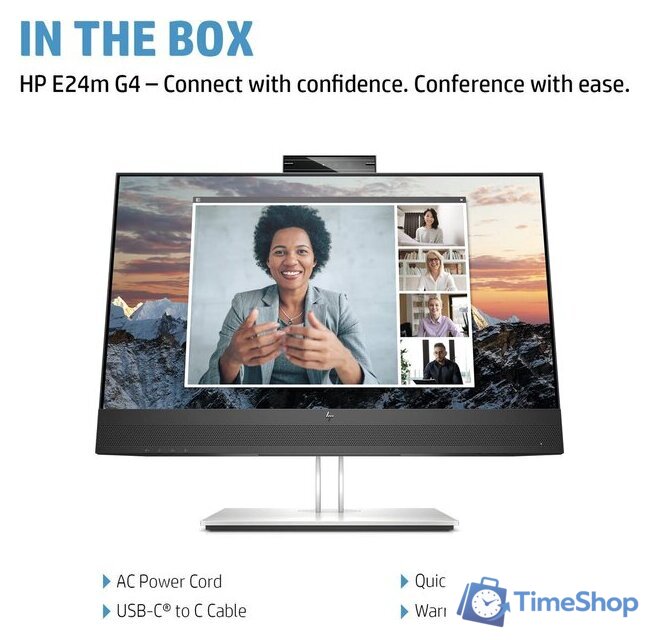 Монитор HP E24m G4 40Z32AA - Изображение №7 — Интернет-магазин Time-Shop