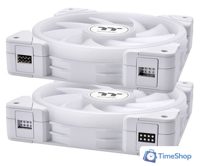 Комплект вентиляторов для корпуса Thermaltake Swafan EX14 ARGB White TT Premium Edition 3-Fan Pack CL-F170-PL14SW-A - Изображение №3 — Интернет-магазин Time-Shop
