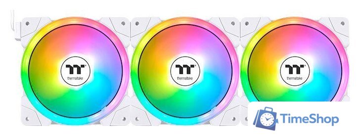 Комплект вентиляторов для корпуса Thermaltake Swafan EX14 ARGB White TT Premium Edition 3-Fan Pack CL-F170-PL14SW-A - Изображение №1 — Интернет-магазин Time-Shop