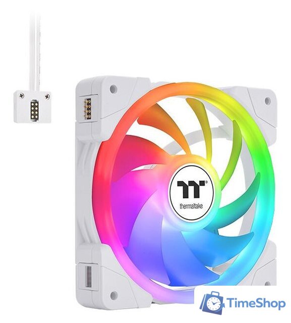 Комплект вентиляторов для корпуса Thermaltake Swafan EX14 ARGB White TT Premium Edition 3-Fan Pack CL-F170-PL14SW-A - Изображение №2 — Интернет-магазин Time-Shop